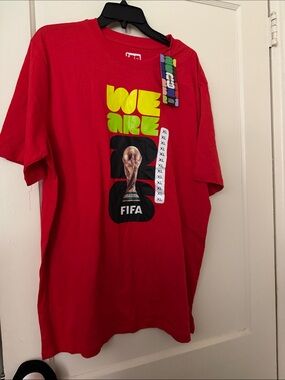 Red FIFA Graphic Short Sleeve Tee - Unbranded